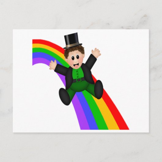 Irish Rainbow Postkarte (Vorderseite)