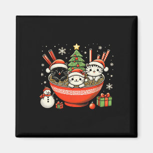 Irish Ramen Cats Niedliche Weihnachten für Frauen Magnet