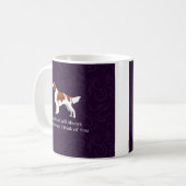 Irish Red and White Setter Denken Sie an Sie Kaffeetasse (Vorderseite Links)