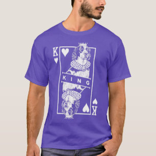 Irish Red and White Setter King of Hearts IRWS Dog T-Shirt