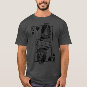 Irish Red and White Setter King of Hearts IRWS Dog T-Shirt