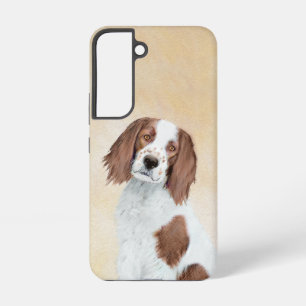 Irish Red and White Setter Painting - Original Art Samsung Galaxy Hülle