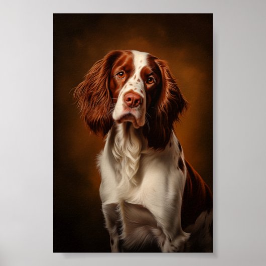 Irish Red and White Setter Poster (Vorne)