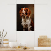 Irish Red and White Setter Poster (Küche)