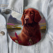 Irish Red on a Paddle: Ein Landschaftliches Abente Button (Beispiel)