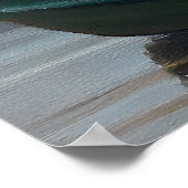 Irish Red on a Paddle: Ein Landschaftliches Abente Poster (Ecke)