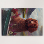 Irish Red on a Paddle: Ein Landschaftliches Abente Puzzle (Horizontal)