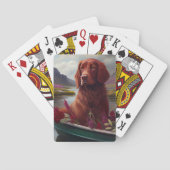 Irish Red on a Paddle: Ein Landschaftliches Abente Spielkarten (Rückseite)