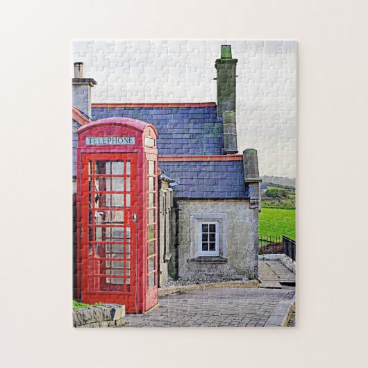 Irish Red Phone Booth Puzzle (Vertikal)