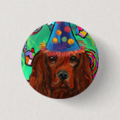 Irish Red Setter Button (Vorderseite)