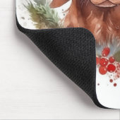 Irish Red Setter Christmas Wreath Festivals Mousepad (Ecke)