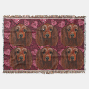 Irish Red Setter Decke