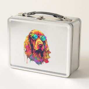 Irish Red Setter Dog Hunde Rasse für eine irische Metall Brotdose