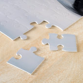 Irish Red Setter Dog in Schnee Weihnachten Puzzle (Seite)