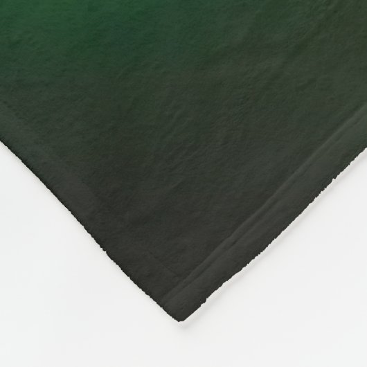 Irish Red Setter Dog in St. Patrick's Day Dress Fleecedecke (Ecke)