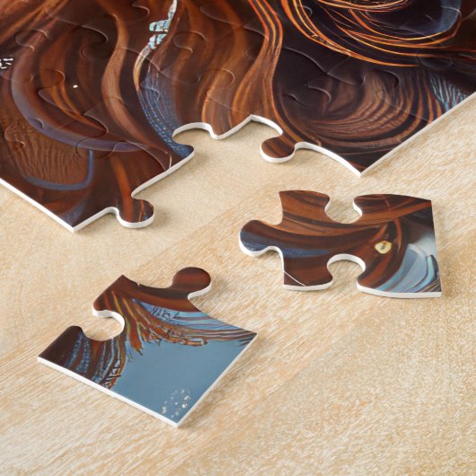 Irish Red Setter Dog Weihnachtsfest Puzzle (Seite)