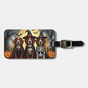 Irish Red Setter Dogs Pumpkin Halloween Funny Gepäckanhänger