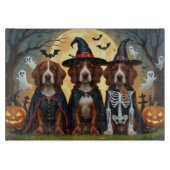 Irish Red Setter Dogs Pumpkin Halloween Funny Schneidebrett (Vorderseite)