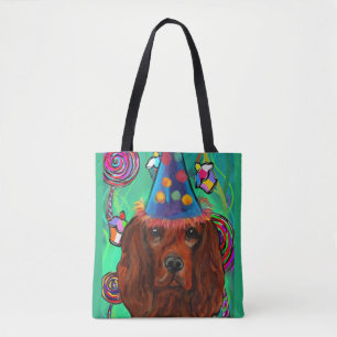 Irish Red Setter Geburtstag Tasche