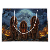 Irish Red Setter Halloween Spooky Große Geschenktüte (Vorderseite)