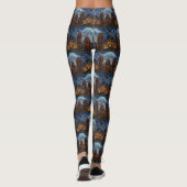 Irish Red Setter Halloween Spooky Leggings (Rückseite)