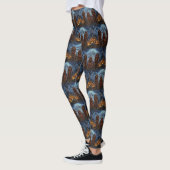 Irish Red Setter Halloween Spooky Leggings (Links)