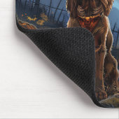 Irish Red Setter Halloween Spooky Mousepad (Ecke)