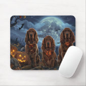 Irish Red Setter Halloween Spooky Mousepad (Mit Mouse)