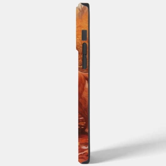 Irish Red Setter im Herbst Leaves Fall Inspiriert Case-Mate iPhone Hülle (Rückseite / Links)