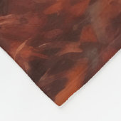 Irish Red Setter im Herbst Leaves Fall Inspiriert Fleecedecke (Ecke)