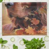 Irish Red Setter, Irish Setter Geschirrtuch (Gefaltet)