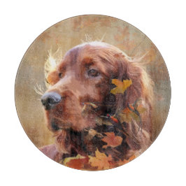 Irish Red Setter, Irish Setter Schneidebrett