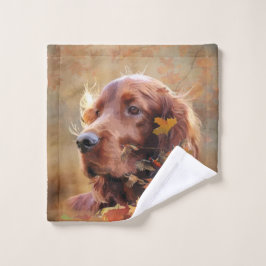 Irish Red Setter, Irish Setter Waschlappen