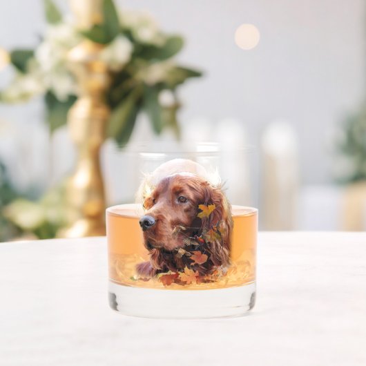 Irish Red Setter, Irish Setter Whiskyglas (Insitu (Hochzeit))
