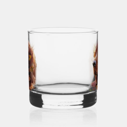 Irish Red Setter, Irish Setter Whiskyglas (Links)