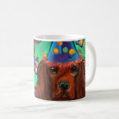 Irish Red Setter Kaffeetasse (VorderseiteRechts)