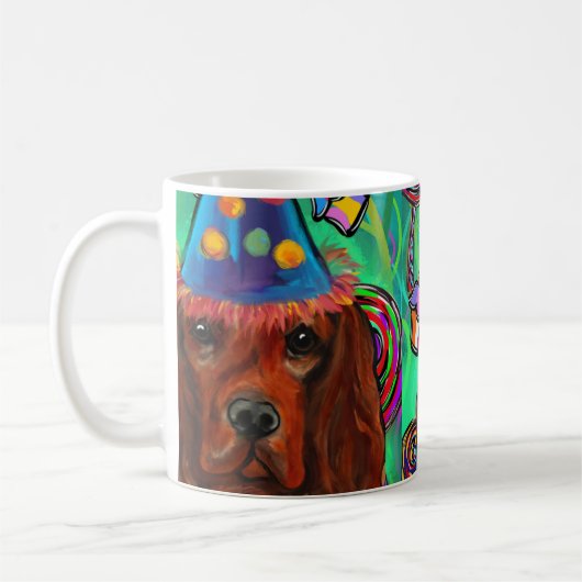 Irish Red Setter Kaffeetasse (Links)