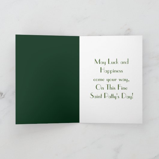 Irish Red Setter Karte (Innenseite)