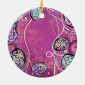 Irish Red Setter Keramik Ornament (Hinten)