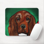 Irish Red Setter Mousepad (Mit Mouse)