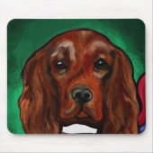 Irish Red Setter Mousepad (Vorne)
