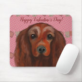 Irish Red Setter Mousepad (Mit Mouse)