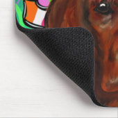 Irish Red Setter Mousepad (Ecke)