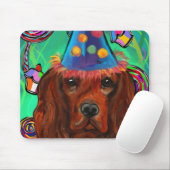 Irish Red Setter Mousepad (Mit Mouse)