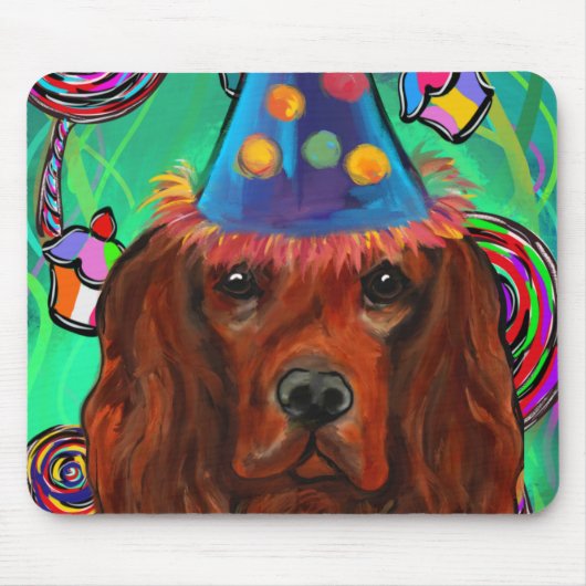 Irish Red Setter Mousepad (Vorne)