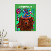 Irish Red Setter Poster (Küche)