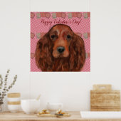 Irish Red Setter Poster (Küche)