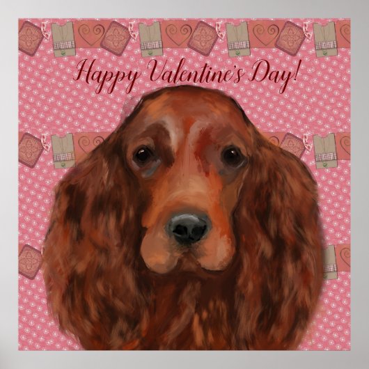 Irish Red Setter Poster (Vorne)