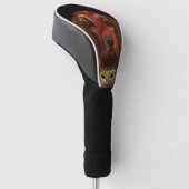 Irish Red Setter Postkarte Golf Headcover (angewinkelt)