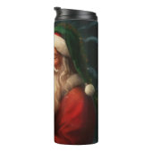 Irish Red Setter Santa Claus Festliche Weihnachten Thermosbecher (Nach rechts gedreht)